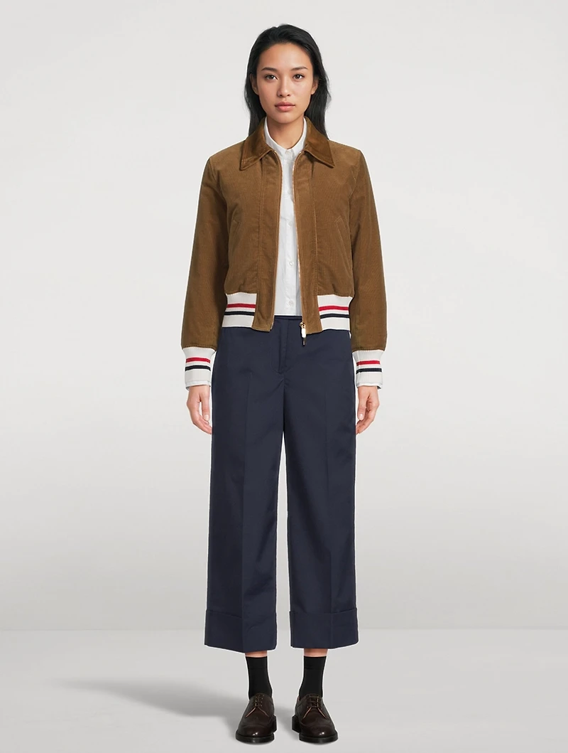 Down Corduroy Flight Jacket