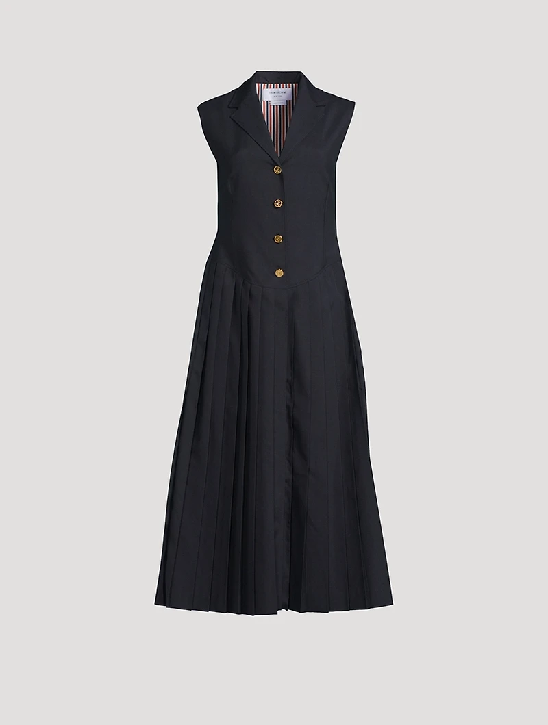 Sleeveless Shirt Dress