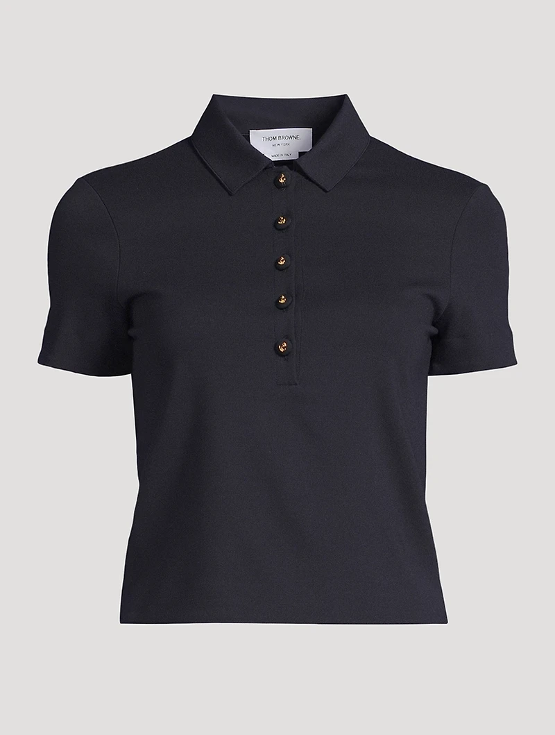 Knit Polo Shirt