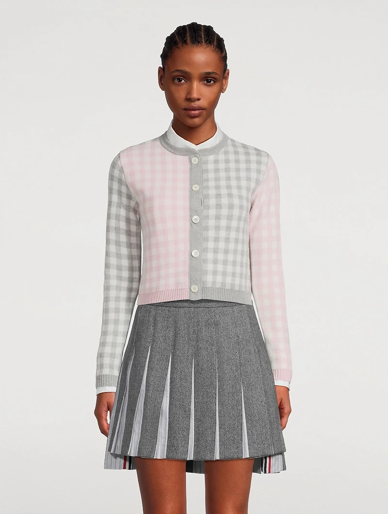 Funmix Gingham Cardigan