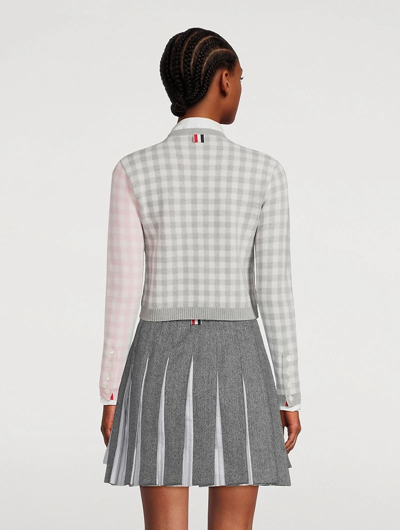 Funmix Gingham Cardigan