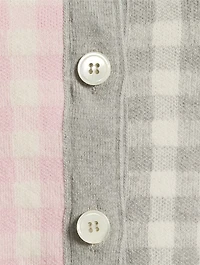 Funmix Gingham Cardigan