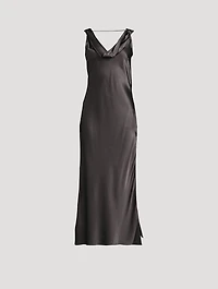 Silk Midi Dress