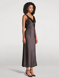 Silk Midi Dress