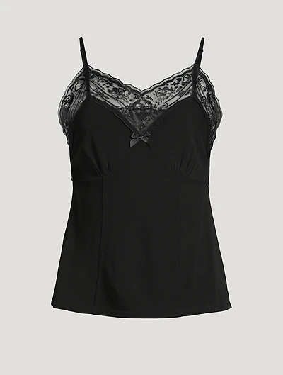Lace-Trimmed Cami