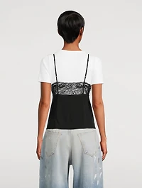 Lace-Trimmed Cami