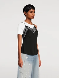 Lace-Trimmed Cami