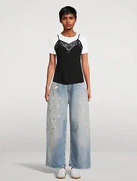 Lace-Trimmed Cami