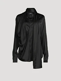 Layered Satin Shirt