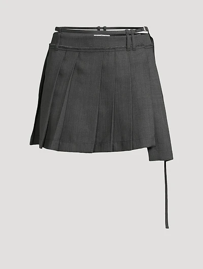 Pleated Mini Skirt