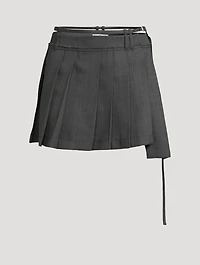Pleated Mini Skirt