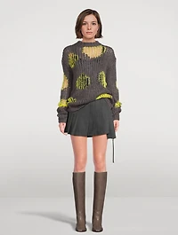 Pleated Mini Skirt