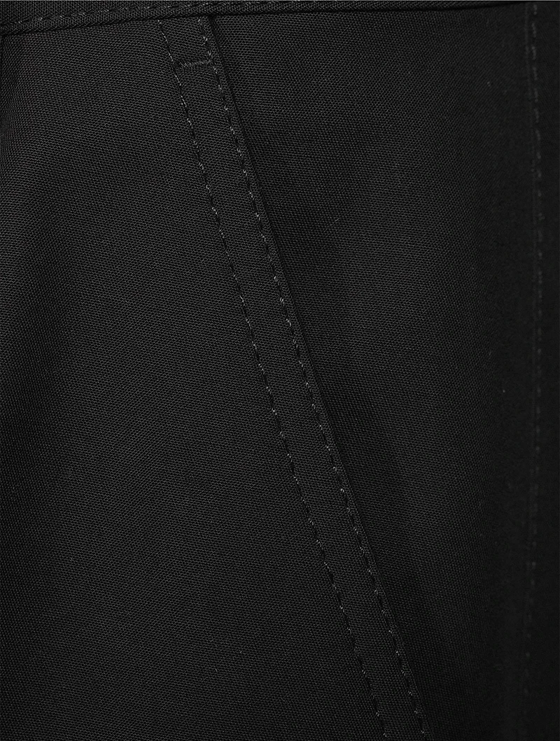 Zipper-Trimmed Cargo Pants