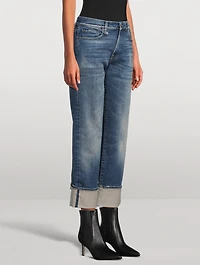 Romeo Cuffed Straight-Leg Jeans