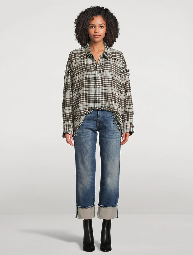Romeo Cuffed Straight-Leg Jeans