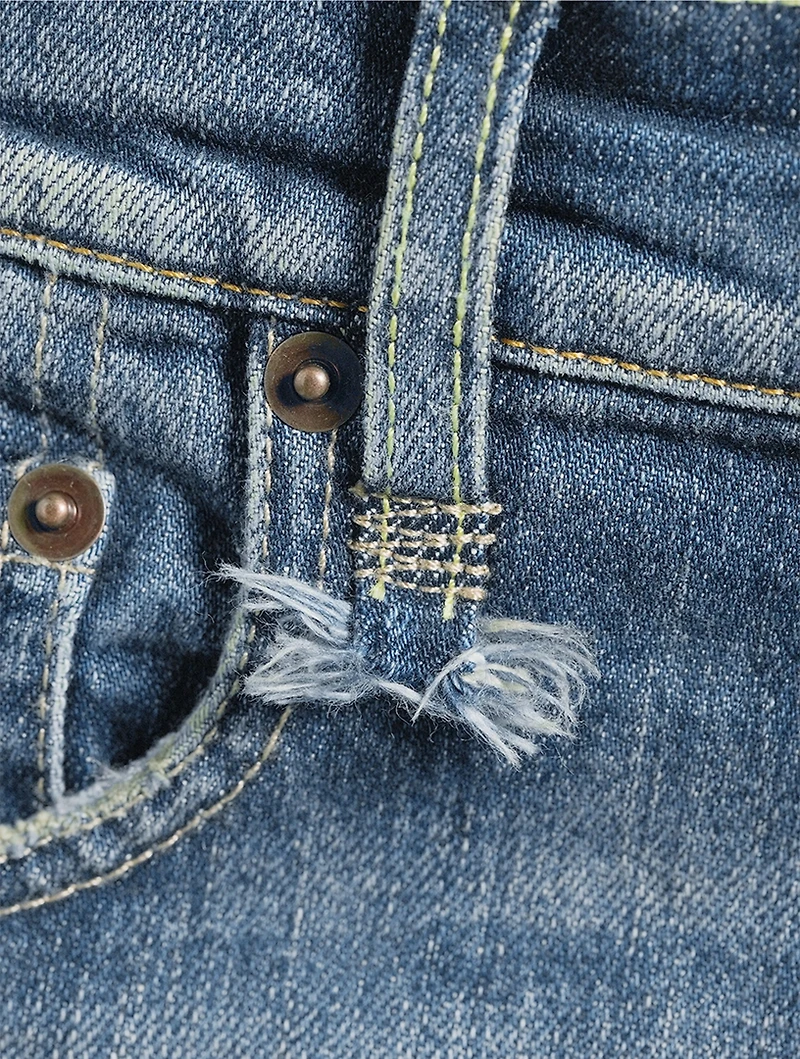 Romeo Cuffed Straight-Leg Jeans