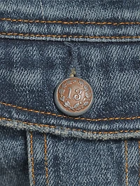 Wrap-Around Denim Jacket