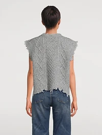 Cable-Knit Sweater Vest