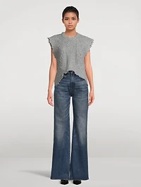 Cable-Knit Sweater Vest