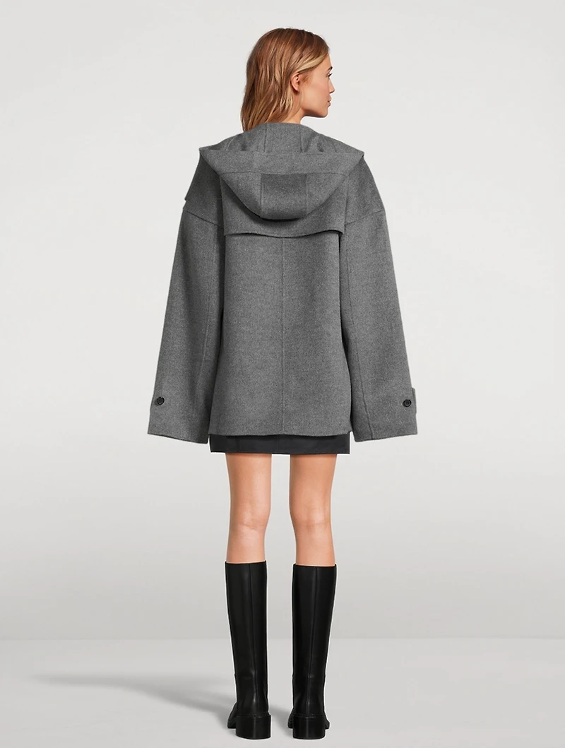 Double-Breasted Wool Peacoat
