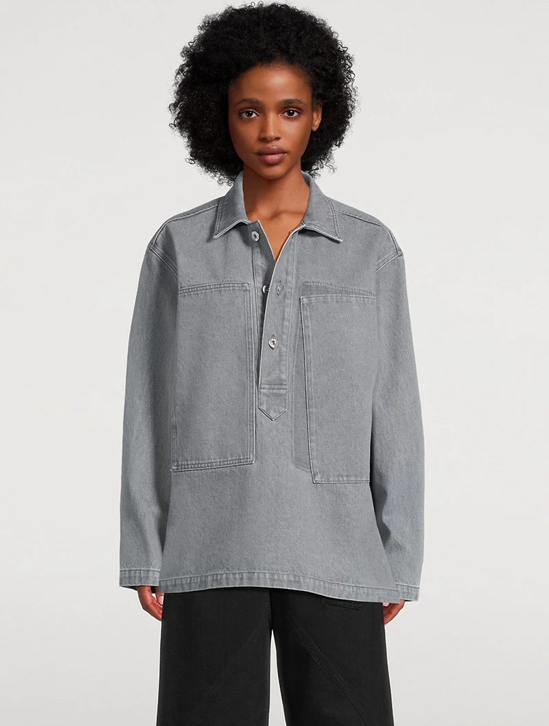 Denim Rugby Shirt