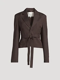 Cropped Tailored Jacket