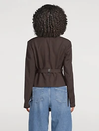Cropped Tailored Jacket