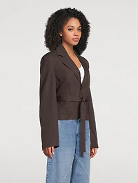 Cropped Tailored Jacket