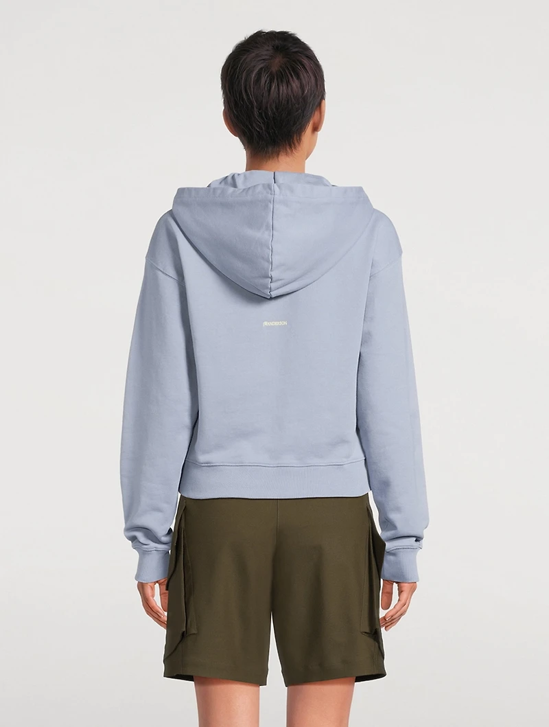 Tie-Neck Hoodie