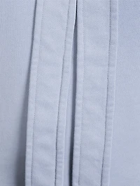 Tie-Neck Hoodie