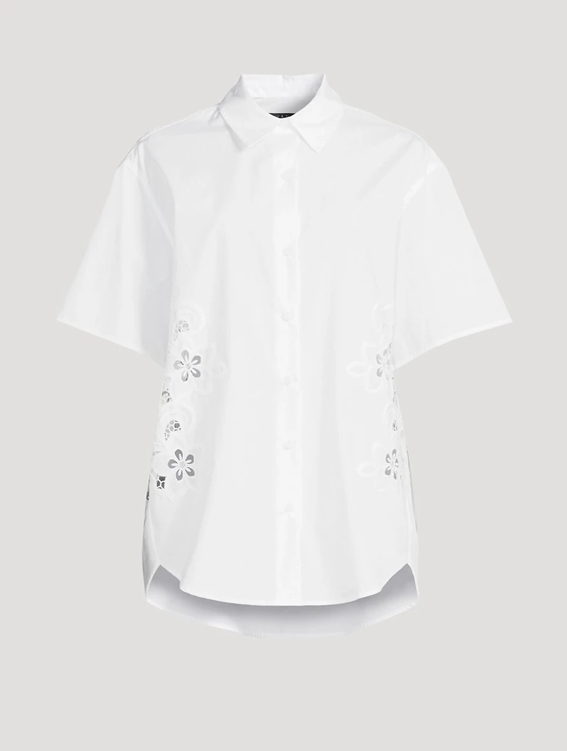 Amy Embroidered Poplin Shirt