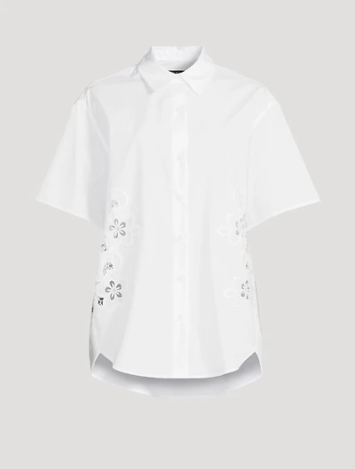 Amy Embroidered Poplin Shirt