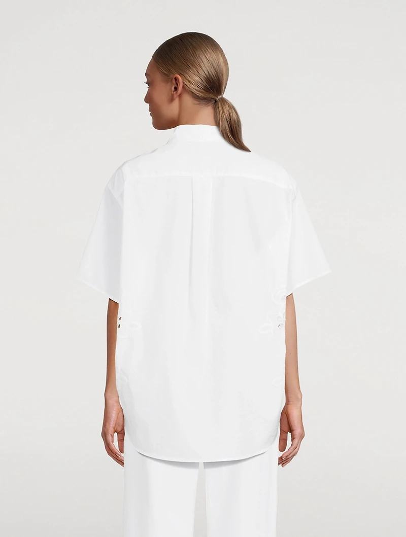 Amy Embroidered Poplin Shirt