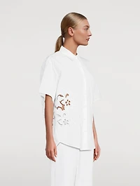 Amy Embroidered Poplin Shirt