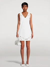 Belle Embroidered Poplin Mini Dress