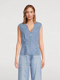 Ava Denim Tank Top