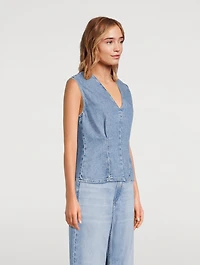 Ava Denim Tank Top