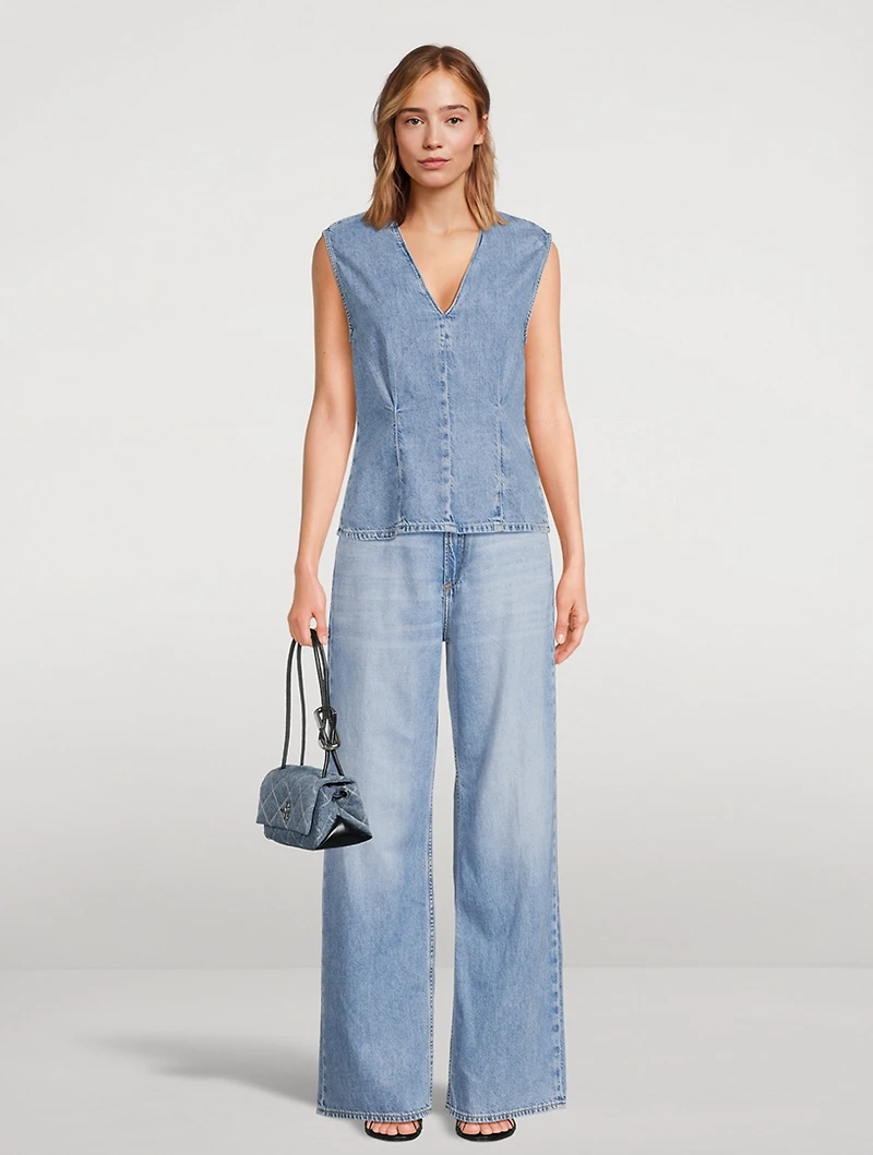 Ava Denim Tank Top