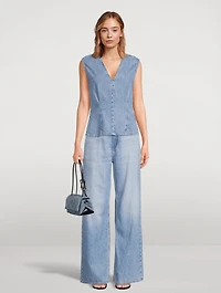 Ava Denim Tank Top
