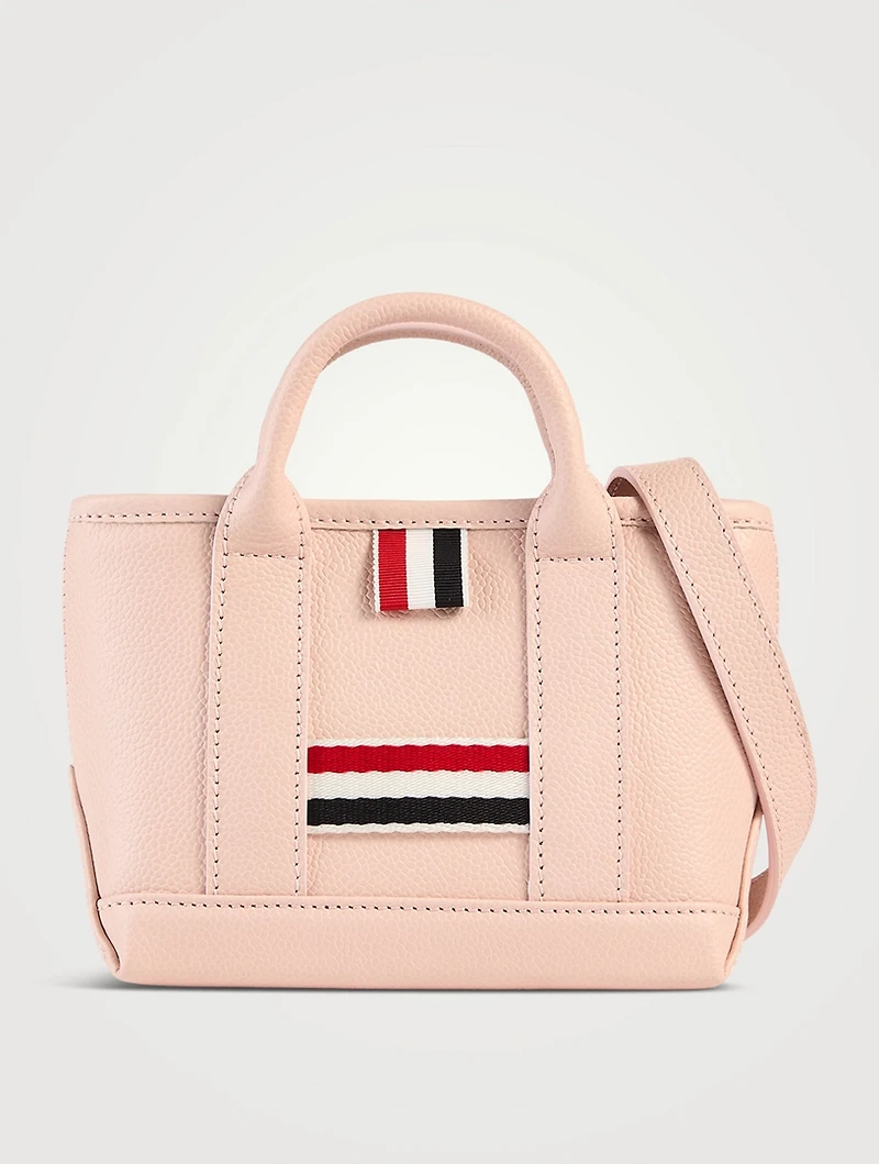 Micro Tool Leather Tote Bag