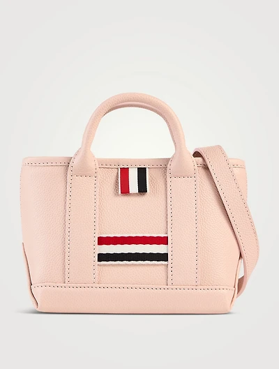 Micro Tool Leather Tote Bag