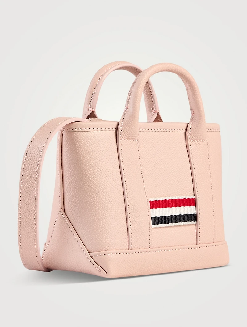 Micro Tool Leather Tote Bag
