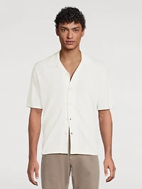 Avery Zuma Pointelle Camp Shirt