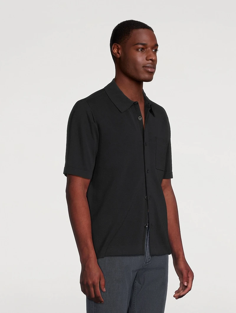 Dalton Knit Short-Sleeve Shirt