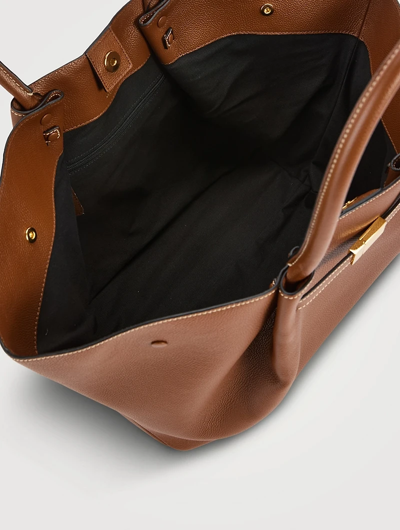 The New York Leather Tote Bag