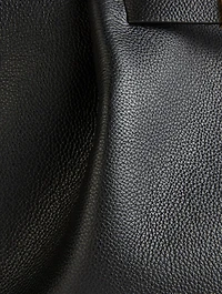 The Midi New York Leather Tote Bag