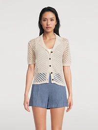 Crochet Camp Shirt