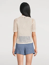 Crochet Camp Shirt
