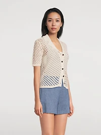 Crochet Camp Shirt