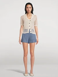 Crochet Camp Shirt